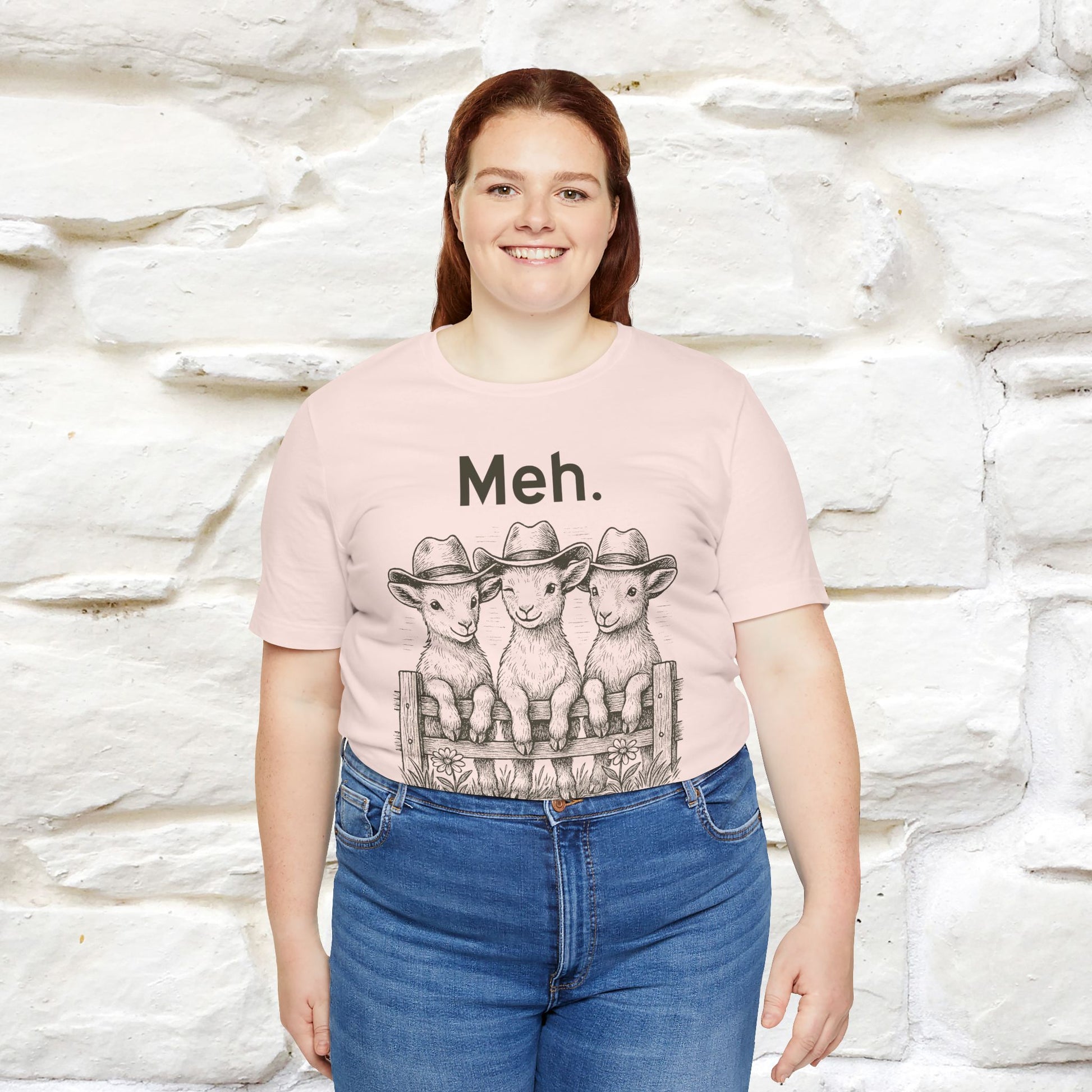 "Meh" Cute T-shirt |Nunu&Miao Studio - Nunu&Miao Studio