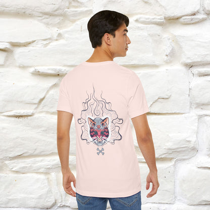 ''Air Fire Cat'' | Cat T-Shirt Front and Back Design | Nunu&Miao Studio