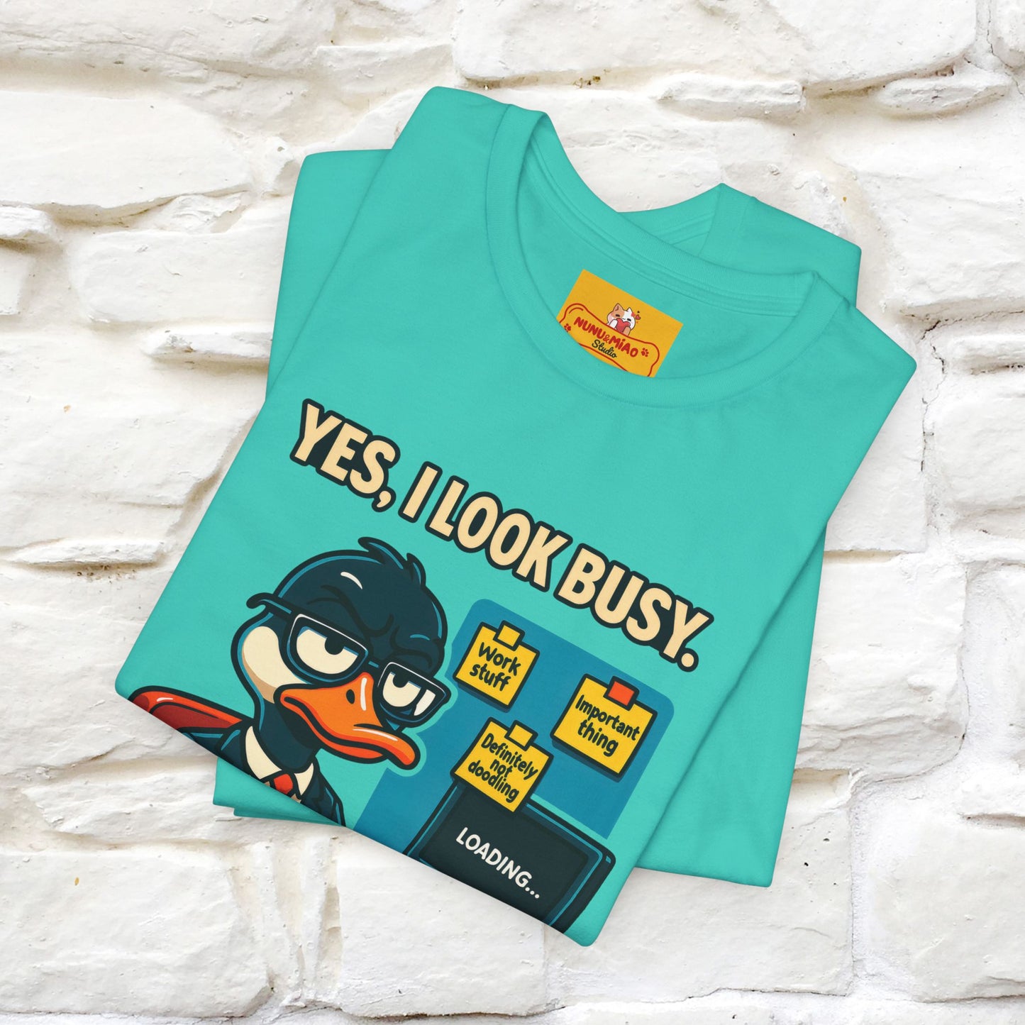 ''Yes, I Look Busy. No I'm Not.''|  Sarcastic Cat T-Shirt | Nunu&Miao Studio