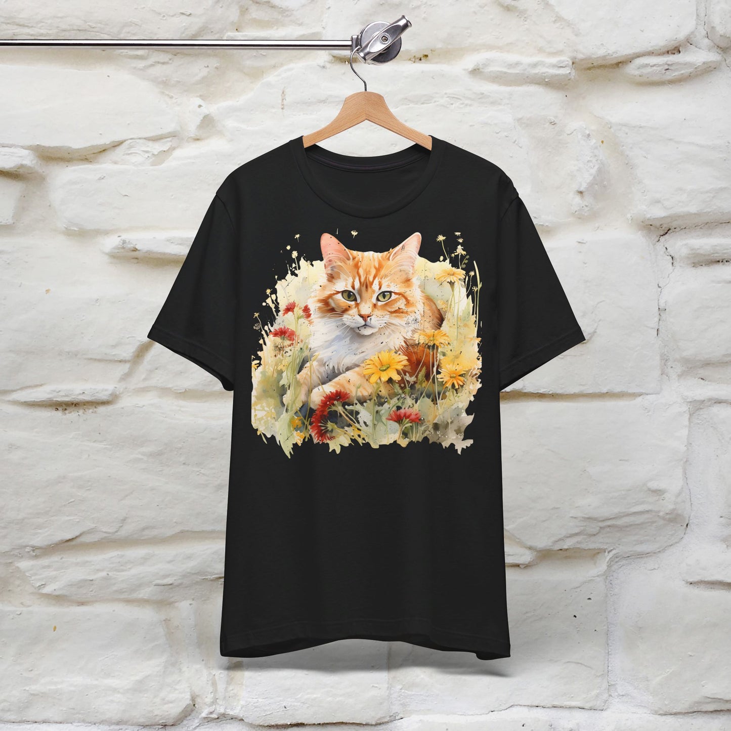 ''Elegance'' Cat T-shirt for Women 100% Cotton. - Nunu&Miao Studio