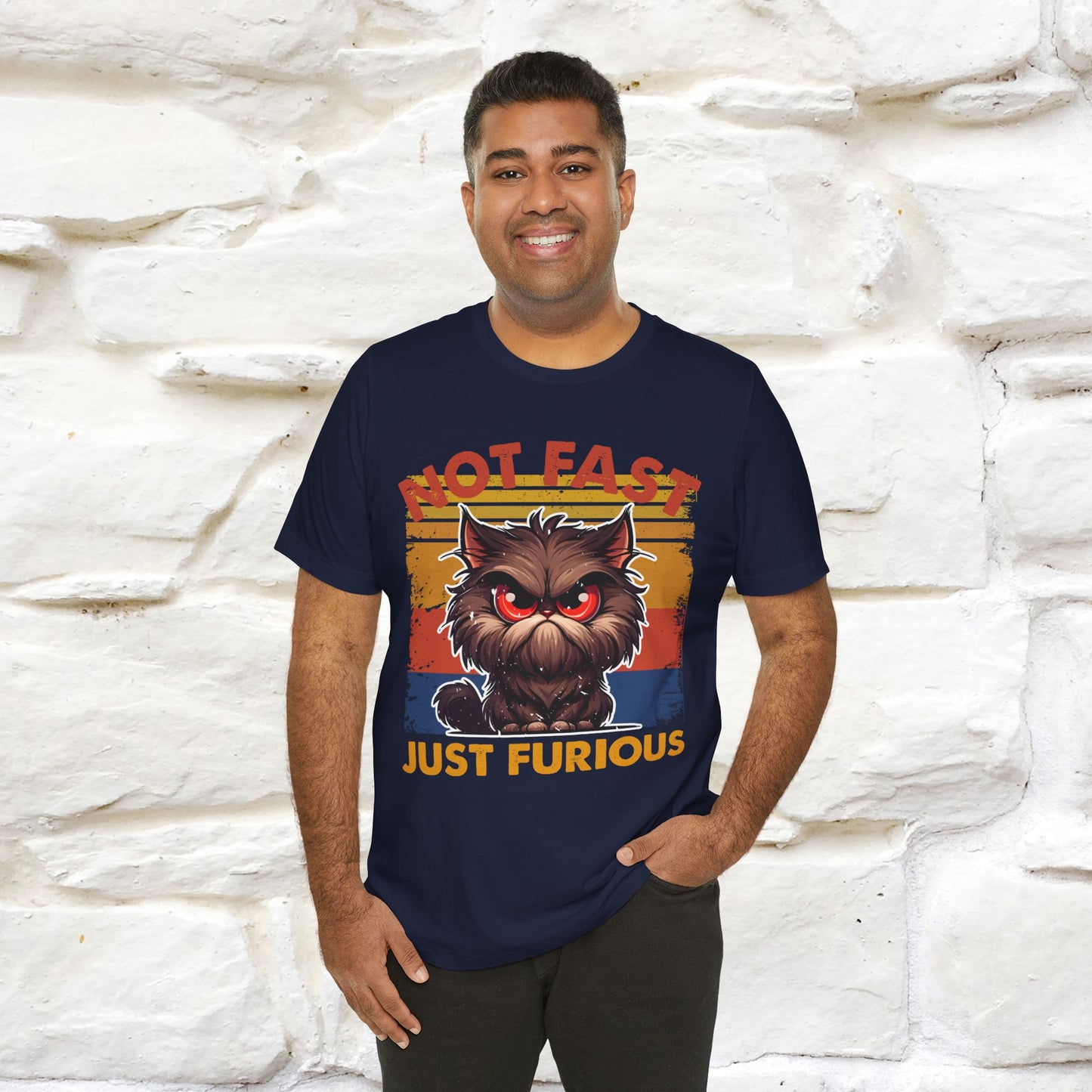 Not Fast, Just Furious |  Sarcastic Cat T-Shirt | Nunu&Miao Studio