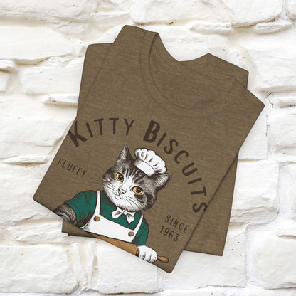 Kitty Biscuits Crunchy Joy T-Shirt | Cat Lover’s Delight for Men & Women | 100% Cotton*