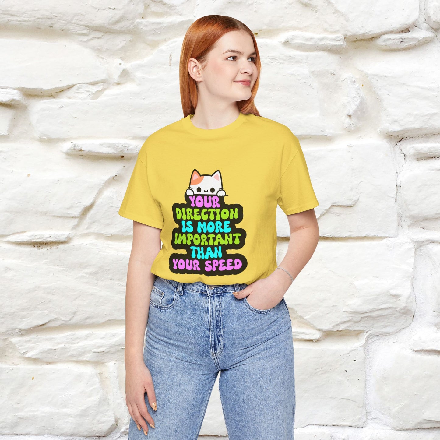 "Your Direction Is More ..." |  Cat T-shirt | Nunu&Miao Studio - Nunu&Miao Studio