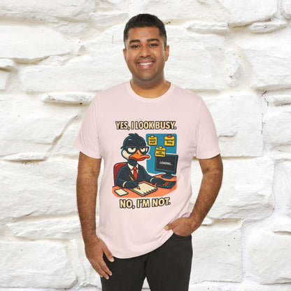 ''Yes, I Look Busy. No I'm Not.''|  Sarcastic Cat T-Shirt | Nunu&Miao Studio