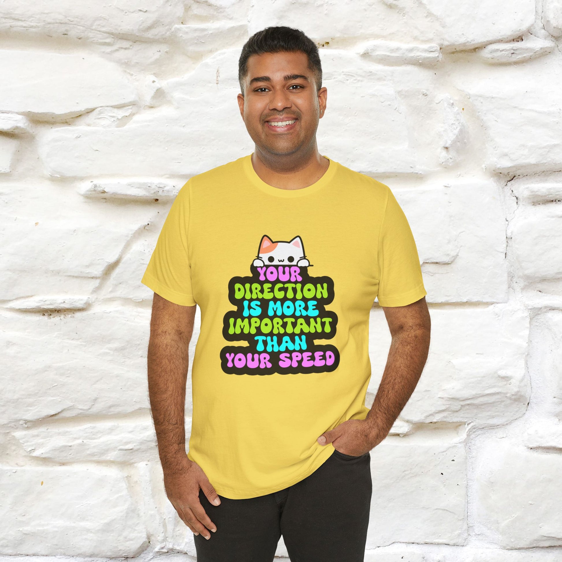 "Your Direction Is More ..." |  Cat T-shirt | Nunu&Miao Studio - Nunu&Miao Studio