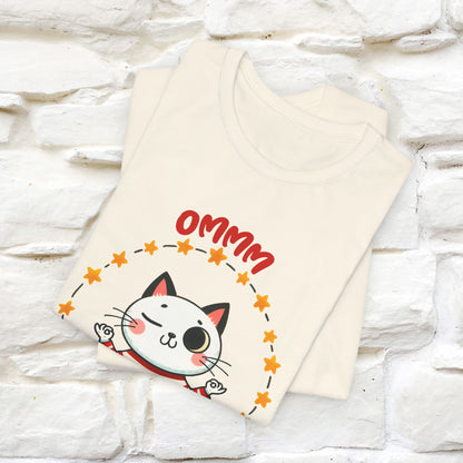 "Ommm Keep Calm" Cat T-Shirt for Men & Women | 100% Cotton* | Funny Tee 🐾