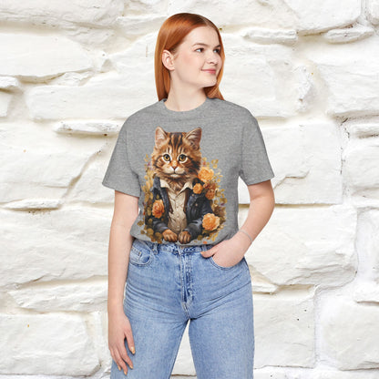 ''Garden Guardian'' Cat T-shirt for Women 100% Cotton* - Nunu&Miao Studio