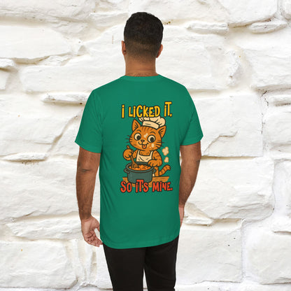 "I Licked It. It's Mine  " |Cat T-Shirt | Nunu&Miao Studio