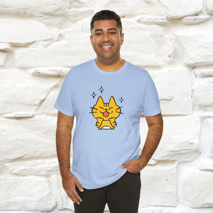 ""It's A Good Day" Cat T-Shirt| Front & Back Design | Nunu&Miao Studio