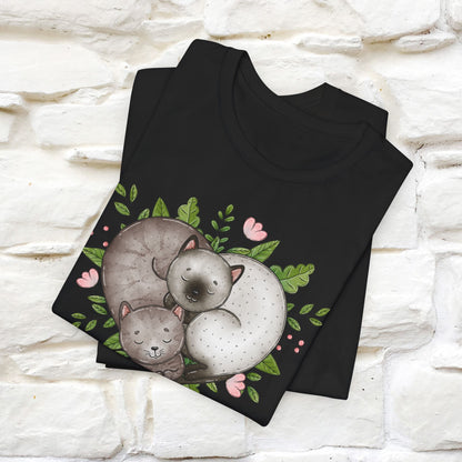 "All You Need Is Love" Cat T-Shirt | 100% Cotton* | Adorable Cat Apparel for Men & Women