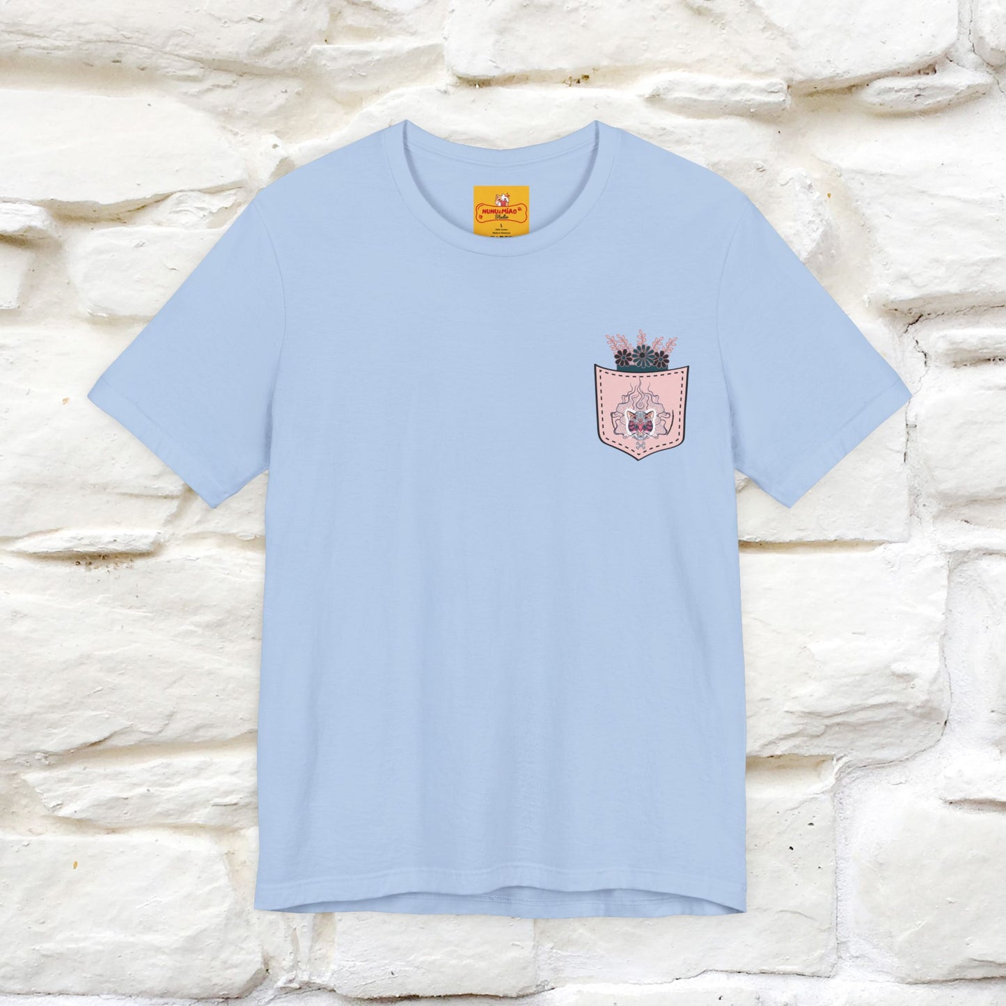 ''Air Fire Cat'' | Cat T-Shirt Front and Back Design | Nunu&Miao Studio