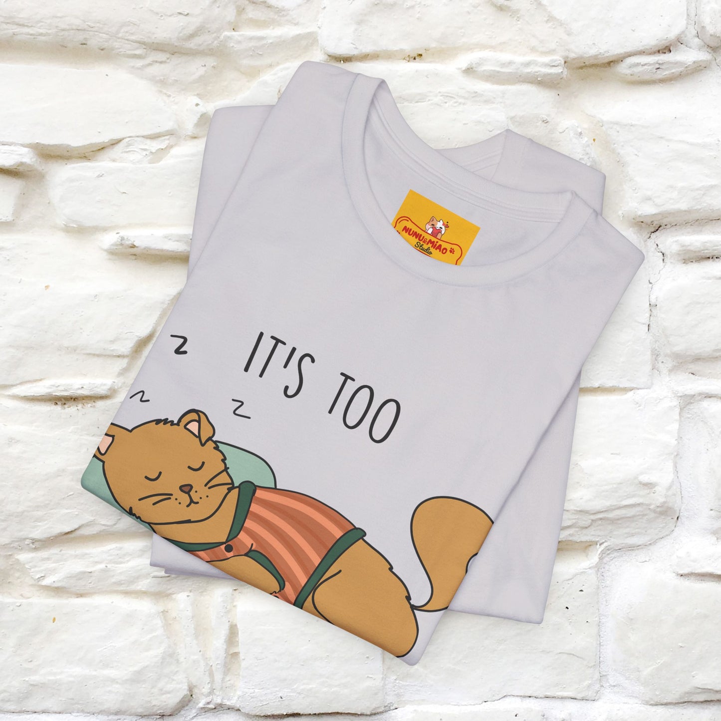 ''It’s Too Peopley Outside'' | Funny Cat T-Shirt | Nunu&Miao Studio
