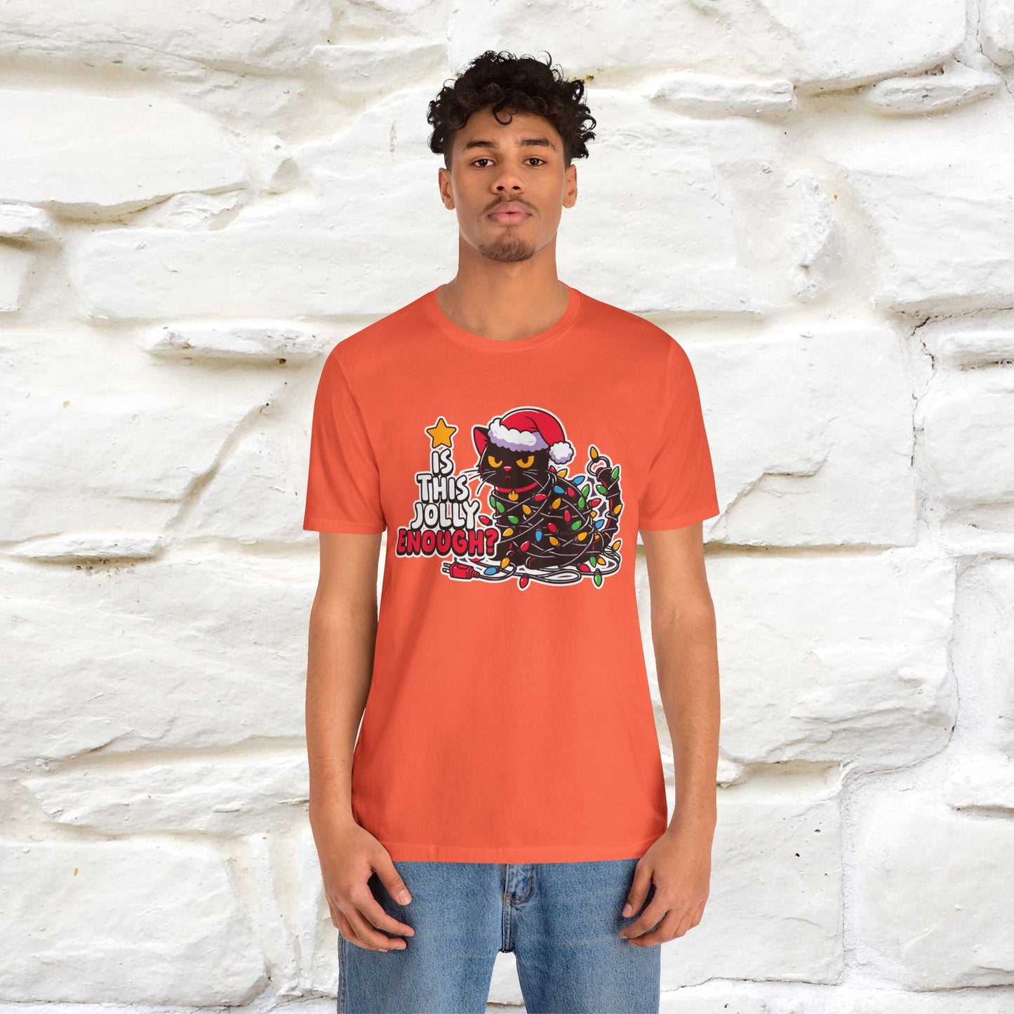 “Is This Jolly Enough?” | Cat T-Shirt | Nunu&Miao Studio