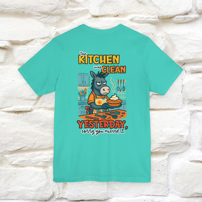 "The Kitchen Was Clean... " |Funny T-Shirt | Nunu&Miao Studio