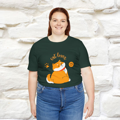 "Cat Lover" T-Shirt for Men & Women | 100% Cotton* | Purrfect Gift for Cat Enthusiasts