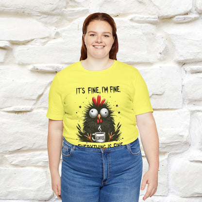 "Everything Is Fine" |Funny T-Shirt | Nunu&Miao Studio