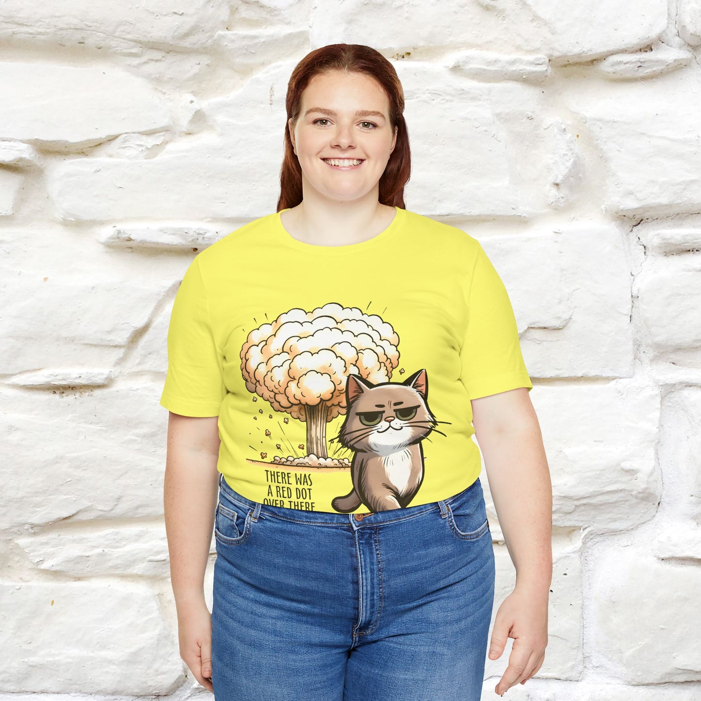 ''The Red Dot Chase'' Funny Cat T-Shirt | Nunu&Miao Studio