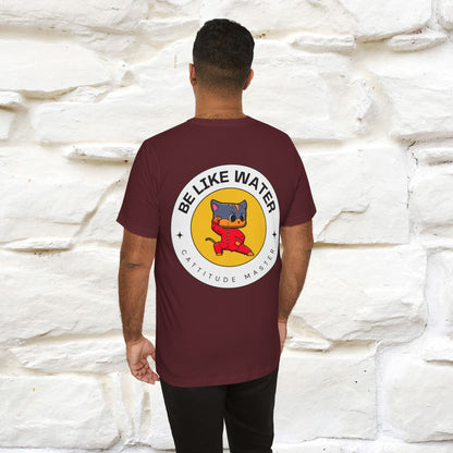 "Be Like Water: Cattitude Master | Cat T-Shirt |Nunu&Miao Studio