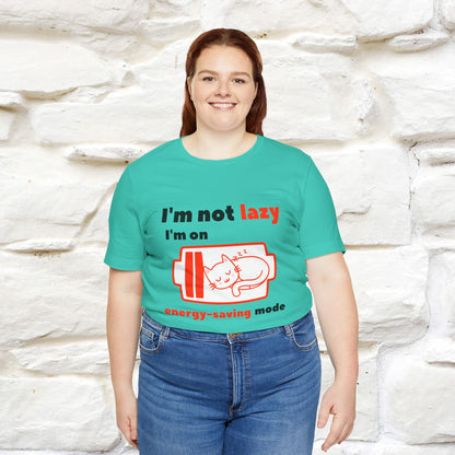 ''I am Not Lazy...'' Cat T-Shirt | Nunu&Miao Studio