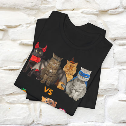 ''Cat Vs Dogs''  Cat and Dog T-shirt for Men and Women 100% Cotton*