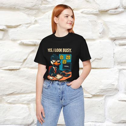 ''Yes, I Look Busy. No I'm Not.''|  Sarcastic Cat T-Shirt | Nunu&Miao Studio