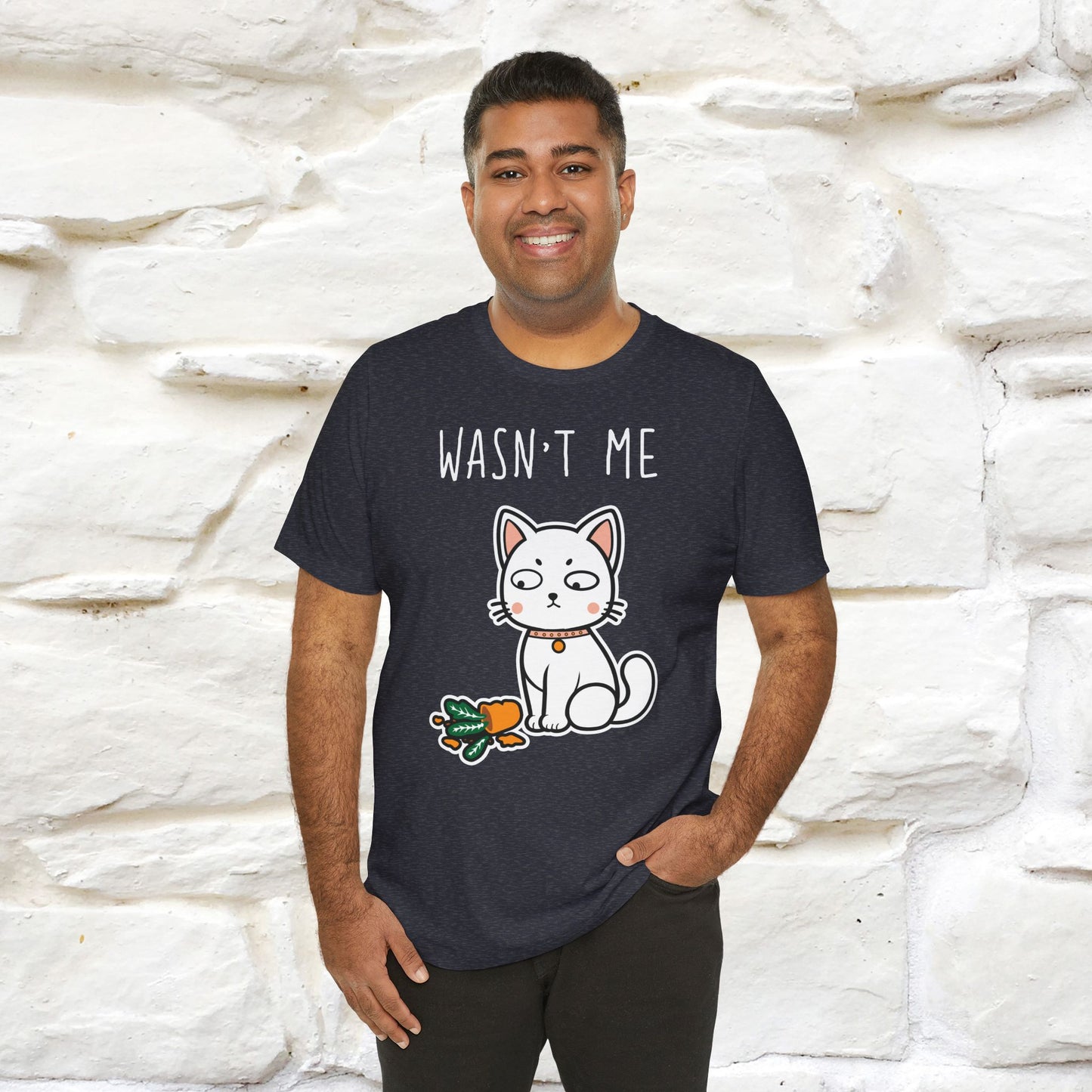 "Wasn't Me" Cat T-shirt for Men & Women | 100% Cotton 🐾