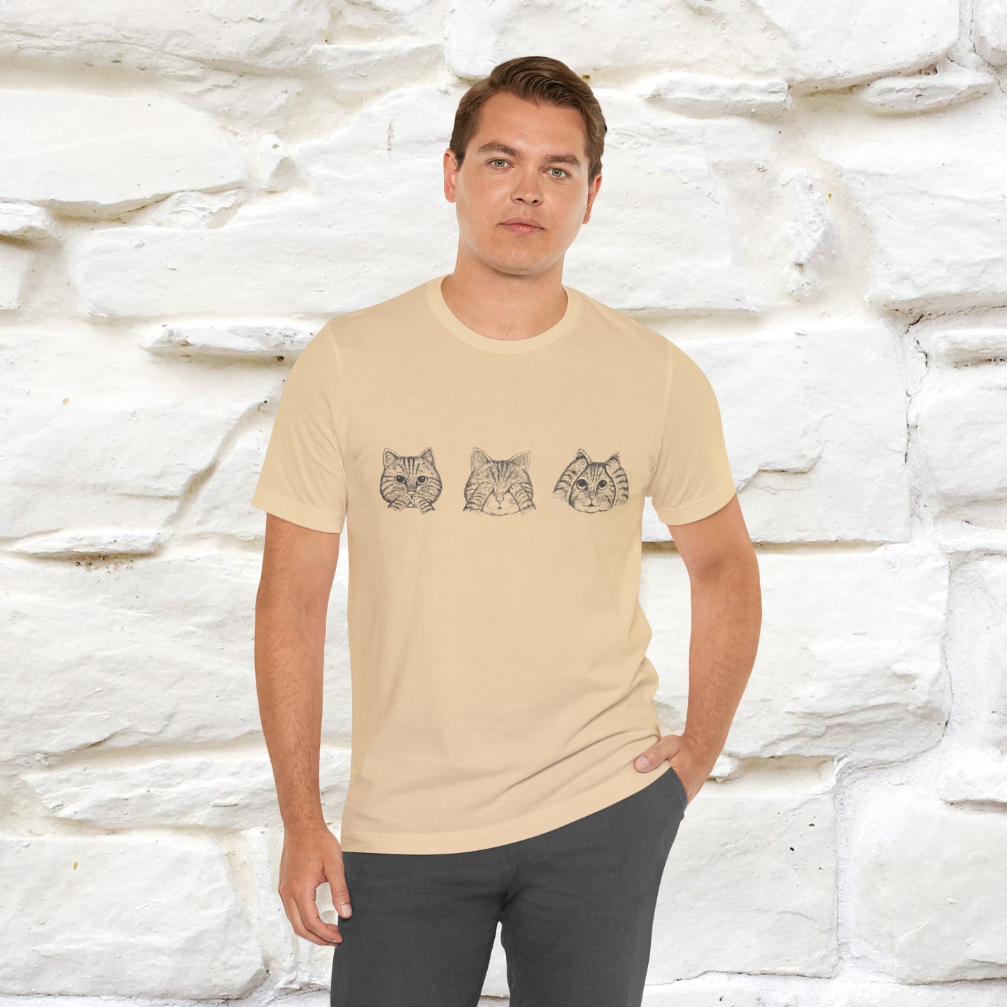 "Cute Cats" Funny Cat T-Shirt for Men & Women | 100% Cotton* - Nunu&Miao Studio