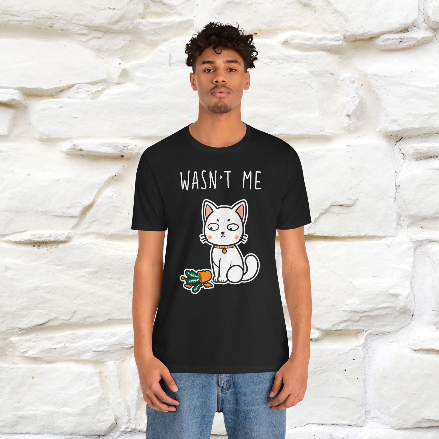 "Wasn't Me" Cat T-shirt for Men & Women | 100% Cotton 🐾