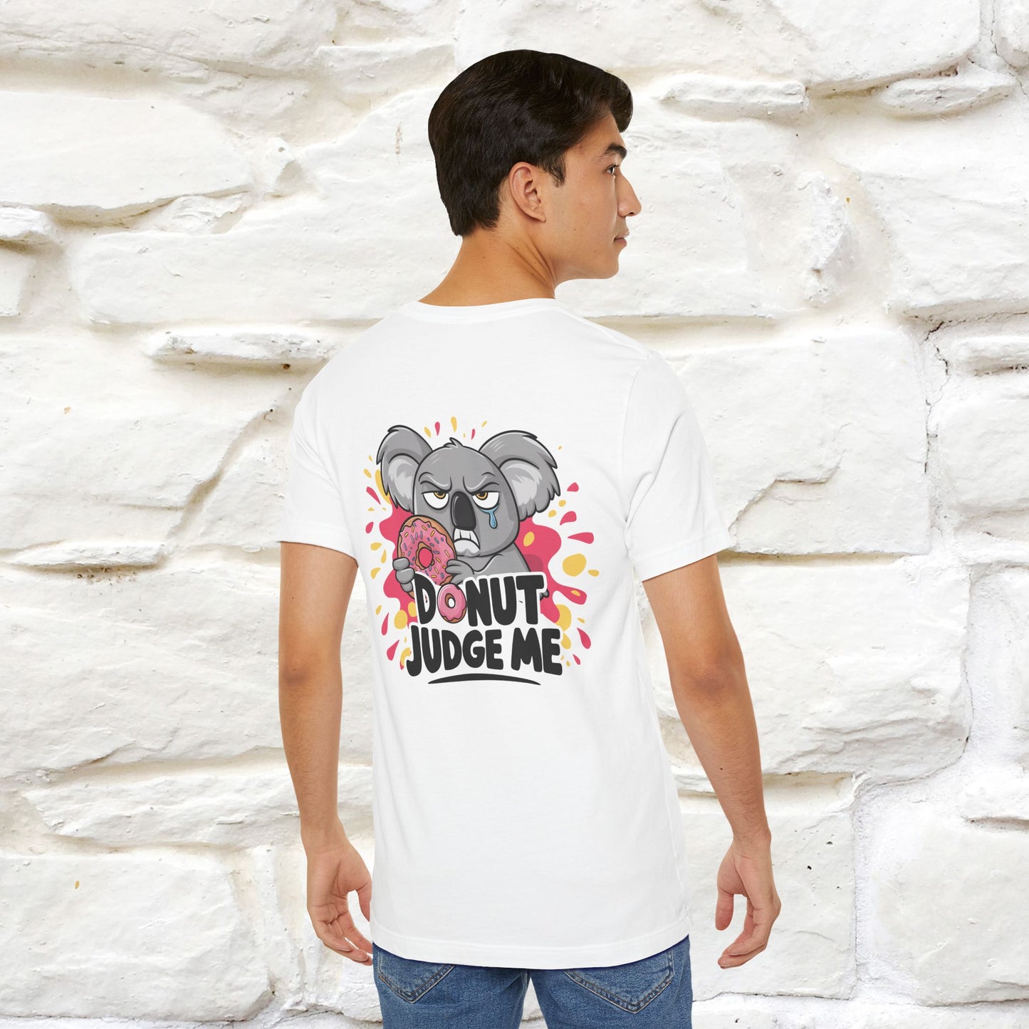 "Donut Judge Me " |Funny  T-Shirt | Front & Back Design | Nunu&Miao Studio