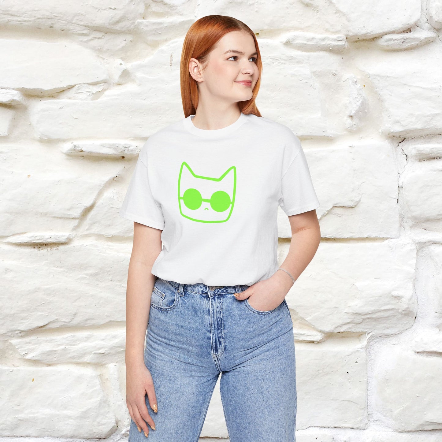 ''Everything Will Be Ok '' Cat T-Shirt Front and Back Design | Nunu&Miao Studio