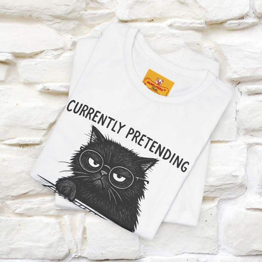 "Currently Pretending To Be Productive" |Cat T-Shirt | Nunu&Miao Studio