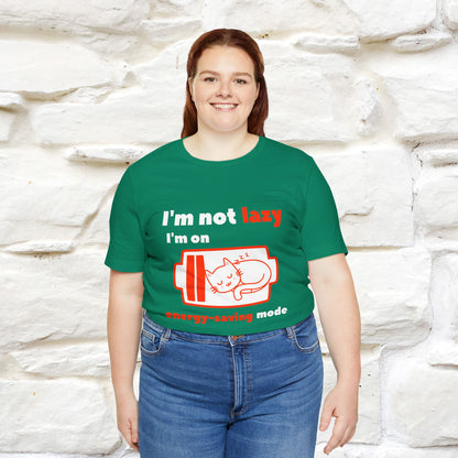 ''I am Not Lazy...'' Cat T-Shirt | Nunu&Miao Studio