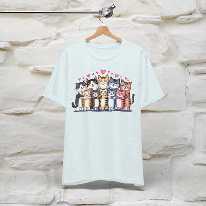 ''Cats Bring Us Together'' Cat T-shirt for Women 100% Cotton* - Nunu&Miao Studio