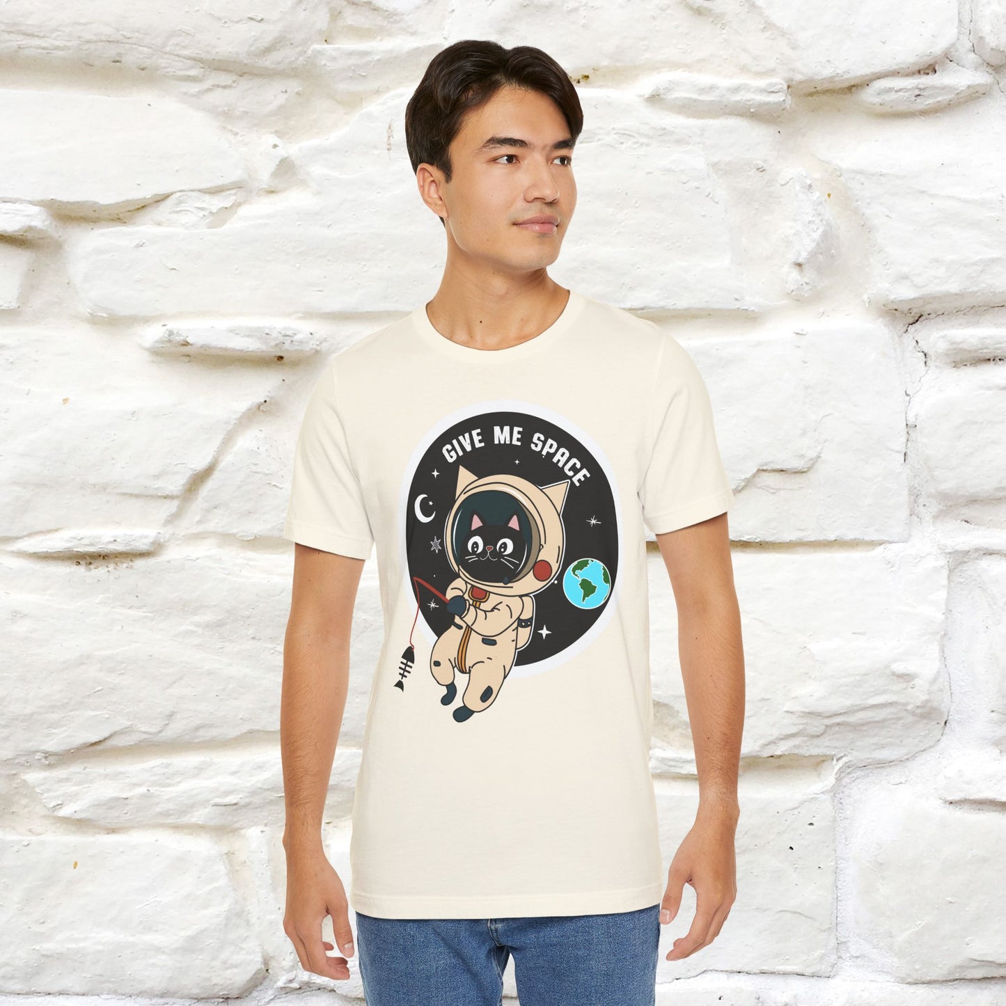 Give Me Space Cat T-Shirt for Men & Women | 100% Cotton* Funny  Tee