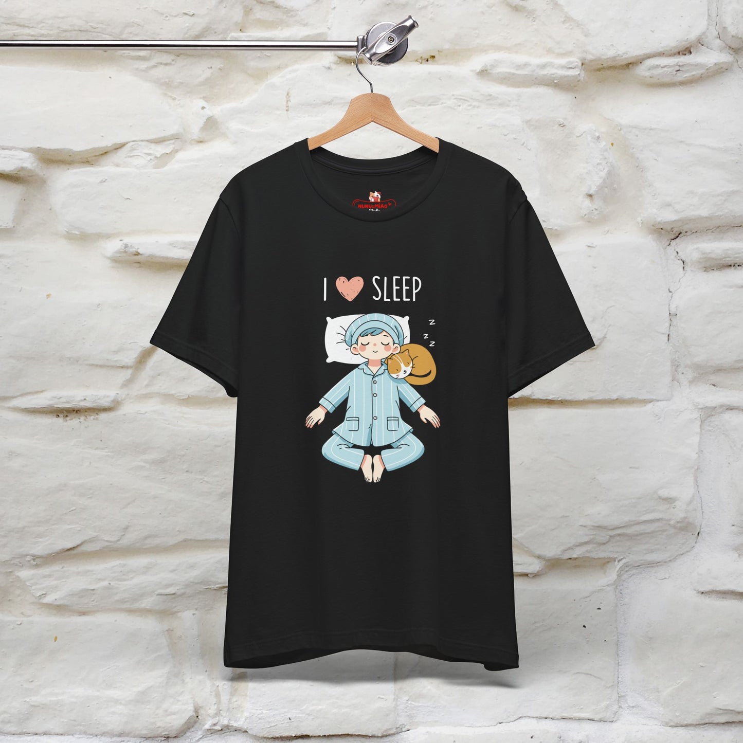 "I Love Sleep" Cute Cat T-Shirt for Men & Women | 100% Cotton* 🐾