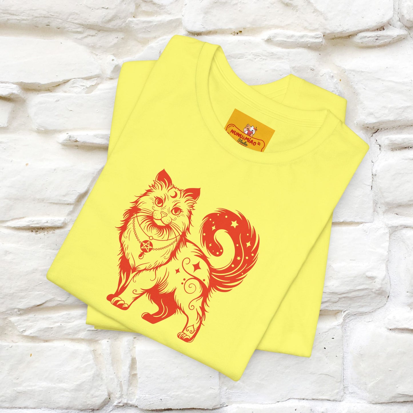 "The Third Eye'' Cat T-Shirt Front and Back Design | Nunu&Miao Studio
