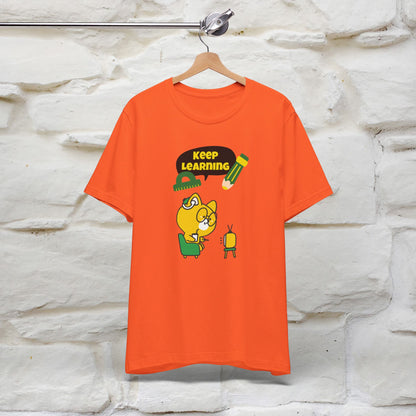 ''Keep Learning'' T-shirt for Man 100% Cotton* - Nunu&Miao Studio