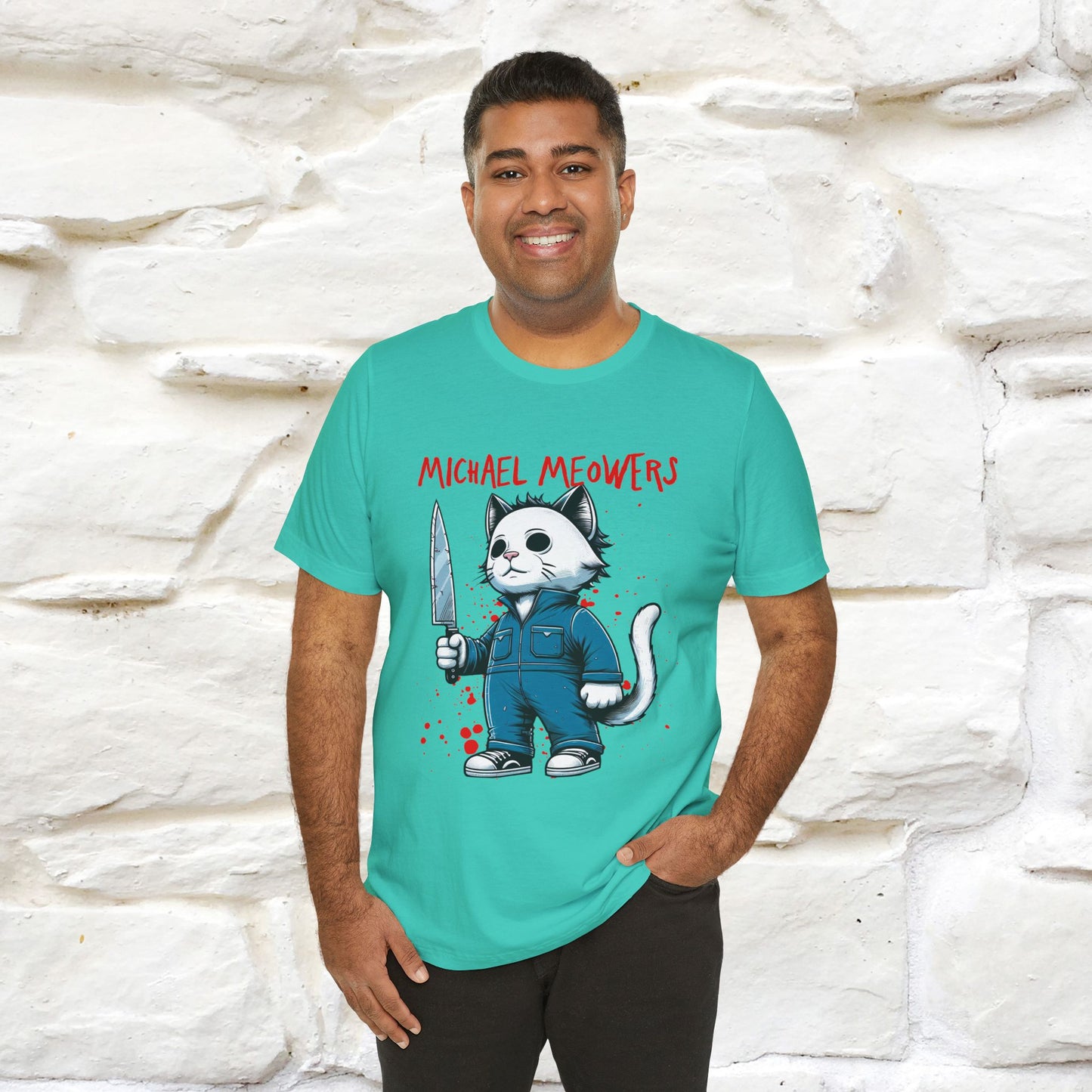 ''Michael Meowers'' Cat T-Shirt |  | Nunu&Miao Studio
