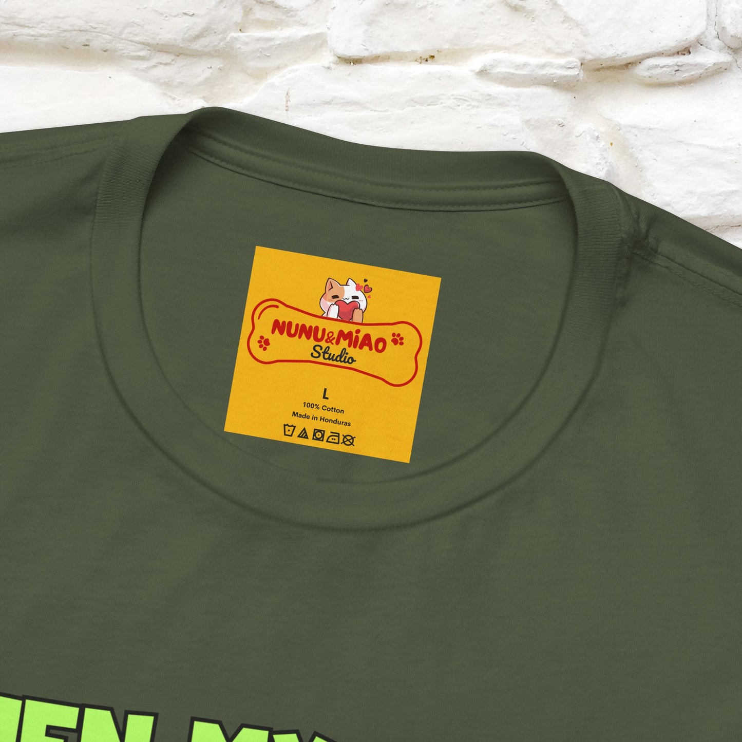 "When My Sister Cooks" Funny Cat  T-shirt |Nunu&Miao Studio
