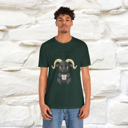 "I Can Be a Real Devil Before My Coffe" Funny T-shirt |Nunu&Miao Studio