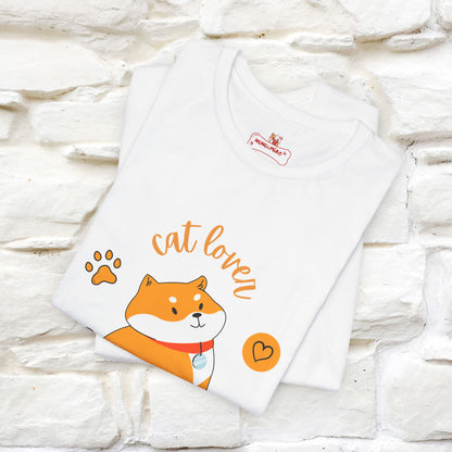 "Cat Lover" T-Shirt for Men & Women | 100% Cotton* | Purrfect Gift for Cat Enthusiasts