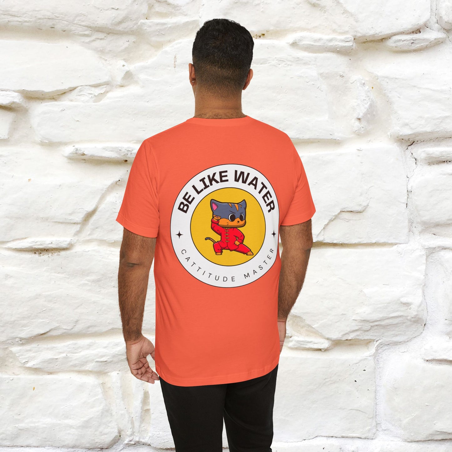 "Be Like Water: Cattitude Master | Cat T-Shirt |Nunu&Miao Studio