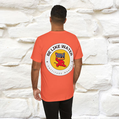 "Be Like Water: Cattitude Master | Cat T-Shirt |Nunu&Miao Studio