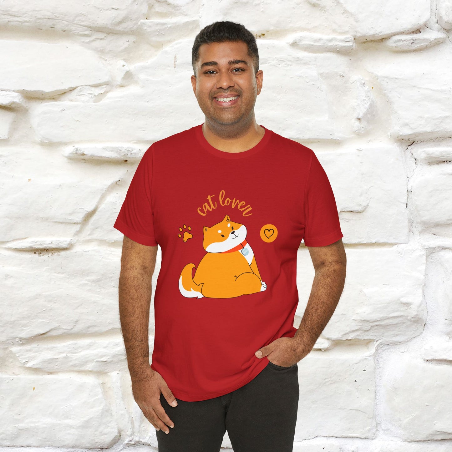 "Cat Lover" T-Shirt for Men & Women | 100% Cotton* | Purrfect Gift for Cat Enthusiasts