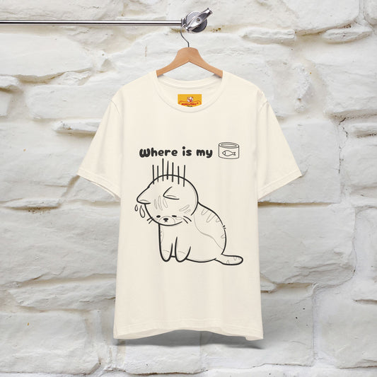 "Where Is My Tuna?" Cat T-Shirt | Nunu&Miao Studio - Nunu&Miao Studio