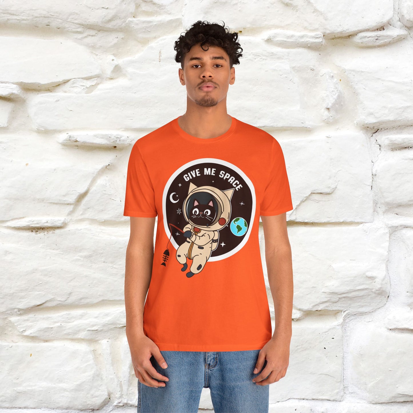 Give Me Space Cat T-Shirt for Men & Women | 100% Cotton* Funny  Tee