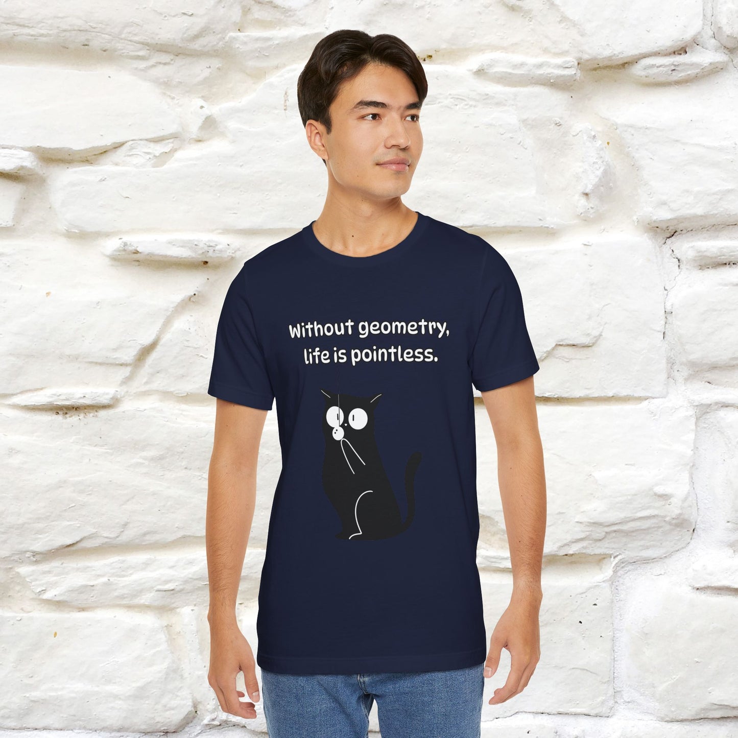 ''Without geometry, life is pointless.''| Funny T-Shirt | Nunu&Miao Studio