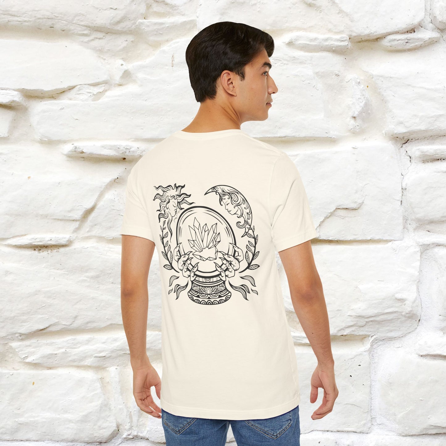 ''The Cristal'' Cat T-Shirt Front and Back Design | Nunu&Miao Studio