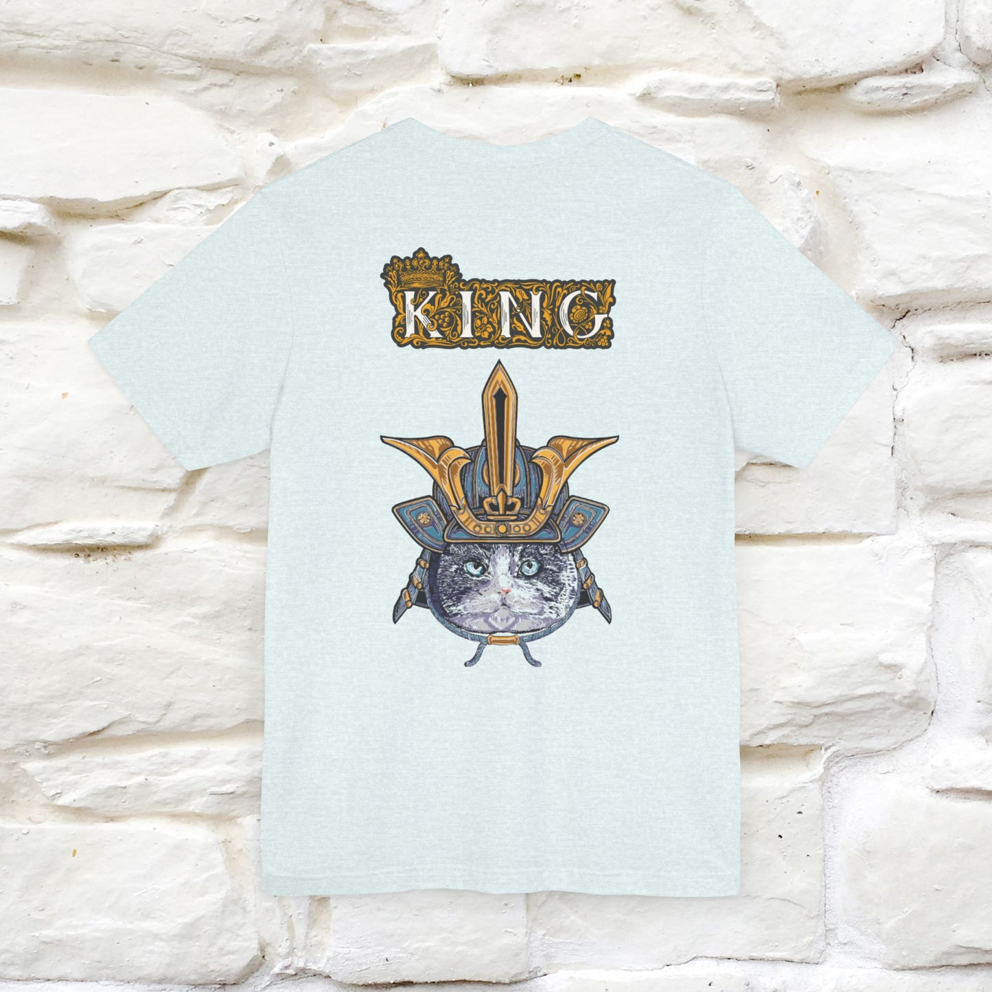 King Cat: Majestic Cat T-Shirt for Men & Women | Front & Back Design | 100% Cotton*