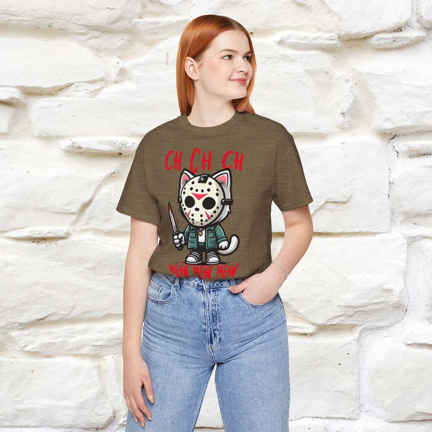 Paws N' Roses T-Shirt | Rock-Inspired Cat Lover Tee for Men & Women | 100% Cotton*